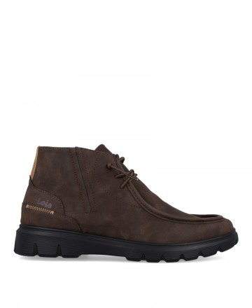 Botines de piel estilo wallabee Lois 64301
