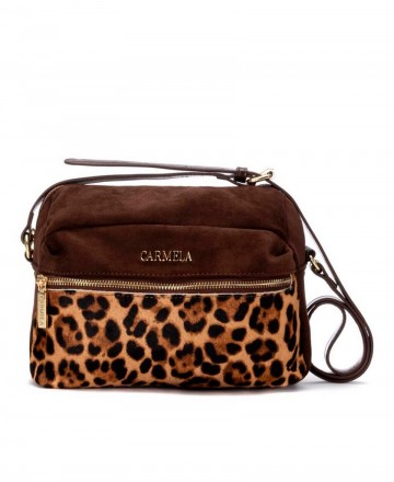 Carmela 186186 small leopard print handbag