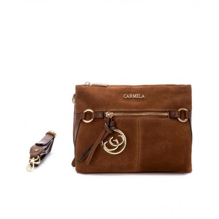 Bolso de piel de serraje Carmela 186174