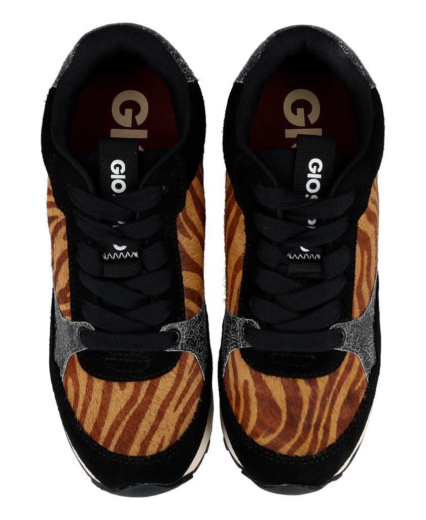 Sneakers negras y taupe Gioseppo Baroda 77007-P