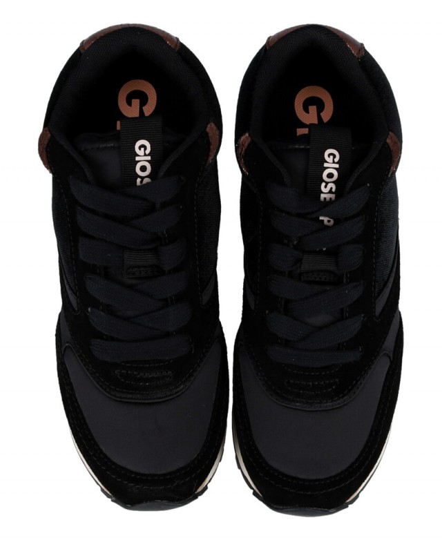 Black Intense-colored Gioseppo Landfall 77024-P Shoes