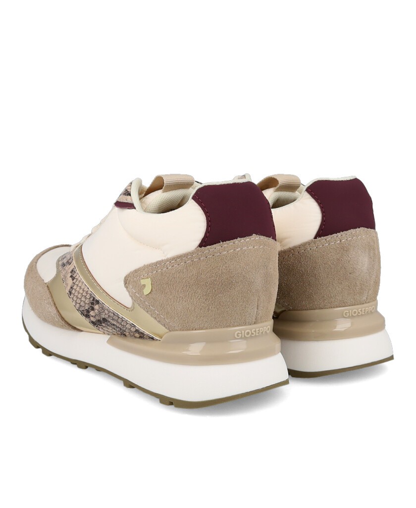 Sneakers de color taupe Gioseppo Hemlock 76490-P