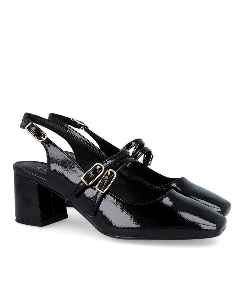 Black Color Gioseppo Sodus 73272-P Heeled Shoes