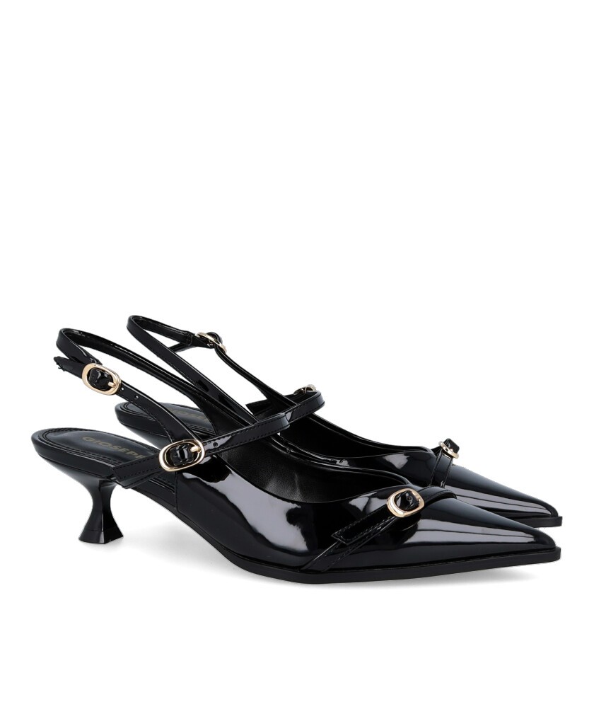 Black Pointed Gioseppo Sabin 76190-M Heels