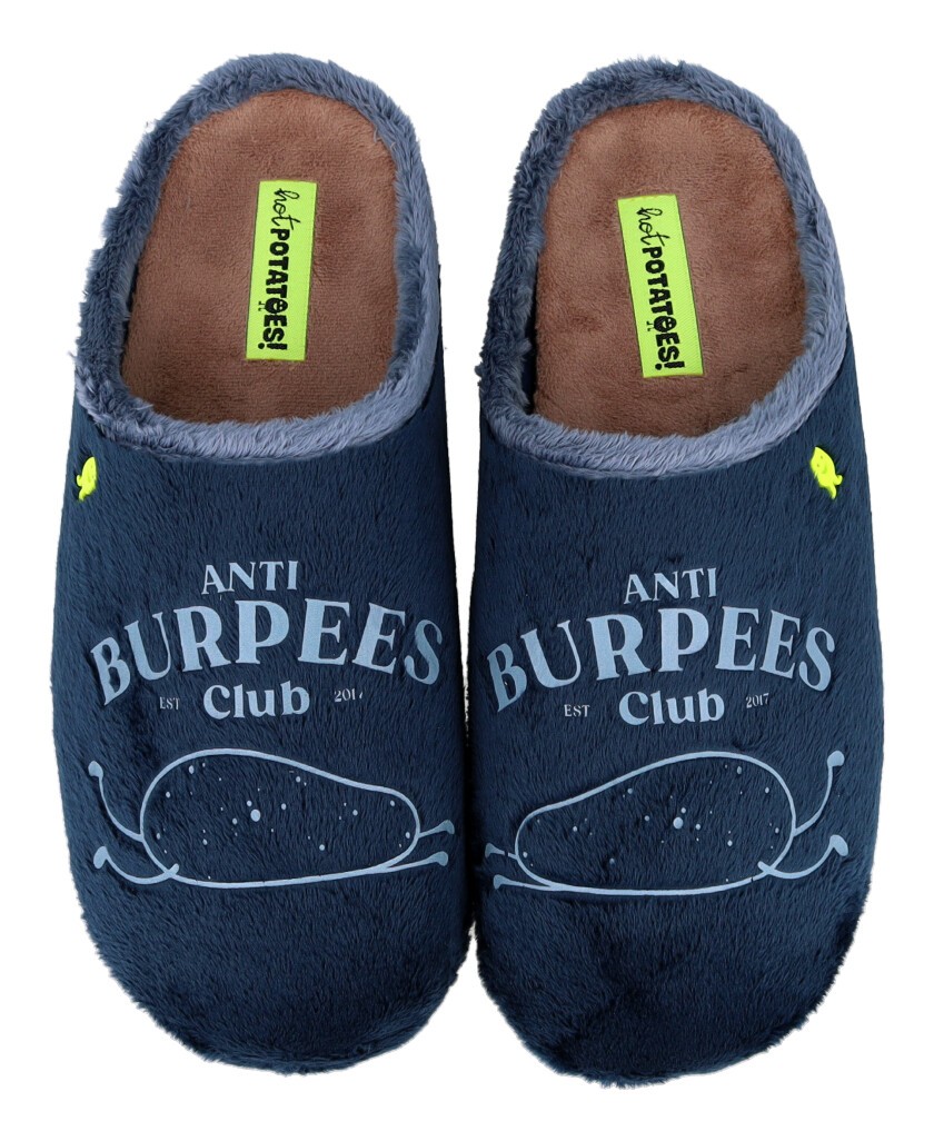 Pantuflas azules Hot Potatoes Trimont 77023-P