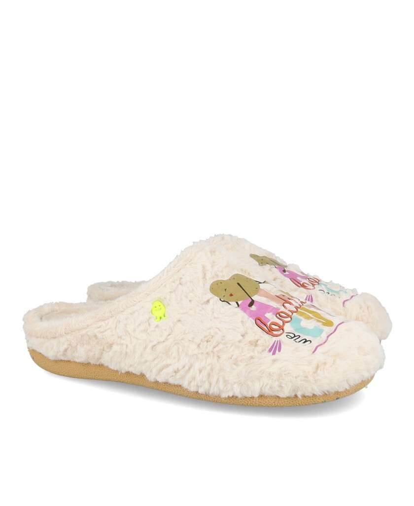 Furry Hot Potatoes Pancras 77021-P Slippers