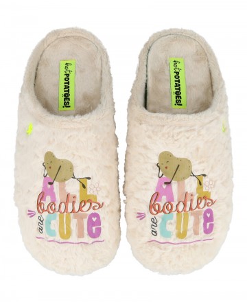 Zapatillas de pelo Hot Potatoes Pancras 77021-P