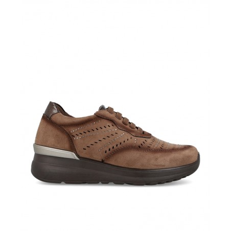 Perforated and Shiny Amarpies 29393 Sneakers