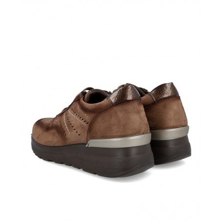 Perforated and Shiny Amarpies 29393 Sneakers