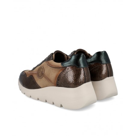 Taupe and Brown Amarpies 29416 Shoes