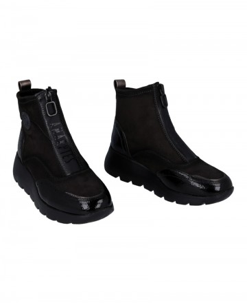 Botines negros con cremallera Amarpies 29419