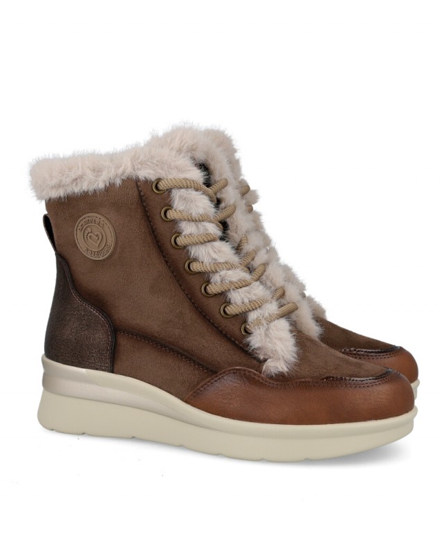 Zapatos cálidos de mujer con cuña Amarpies 29423