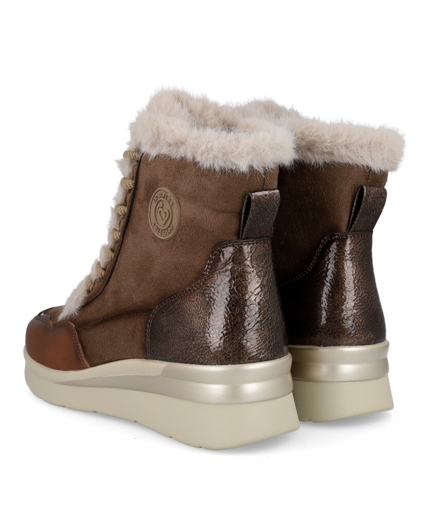 Zapatos cálidos de mujer con cuña Amarpies 29423