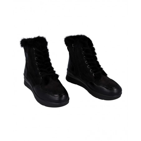 Botines negros con forro abrigo Amarpies 29423