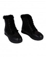 Botines negros con forro abrigo Amarpies 29423 Botines negros con forro abrigo Amarpies 29423