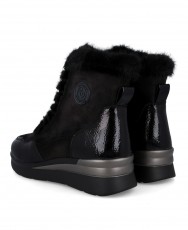 Botines negros con forro abrigo Amarpies 29423 Botines negros con forro abrigo Amarpies 29423
