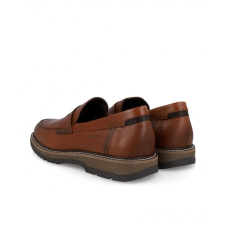 Fluchos F2324 brown leather loafers