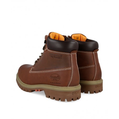 Botines marrones con suela track Dockers 53AX003