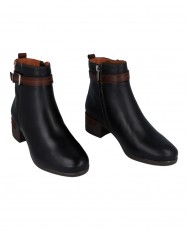Pikolinos Málaga W6W-8622C1 Black Leather Ankle Boots