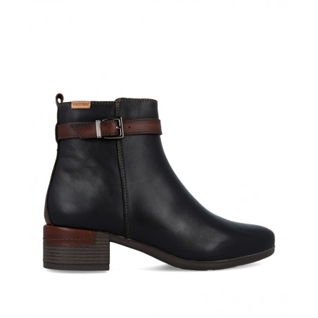 h2Botin negro de piel Pikolinos Malaga W6W 8622C1 h2 pEleva tu estilo con el zapato Pikolinos modelo Malaga W6W 8622C1 la combi