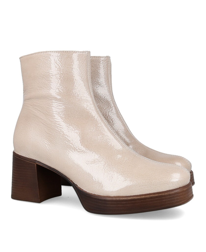 Botines con acabado satinado Patricia Miller 6412