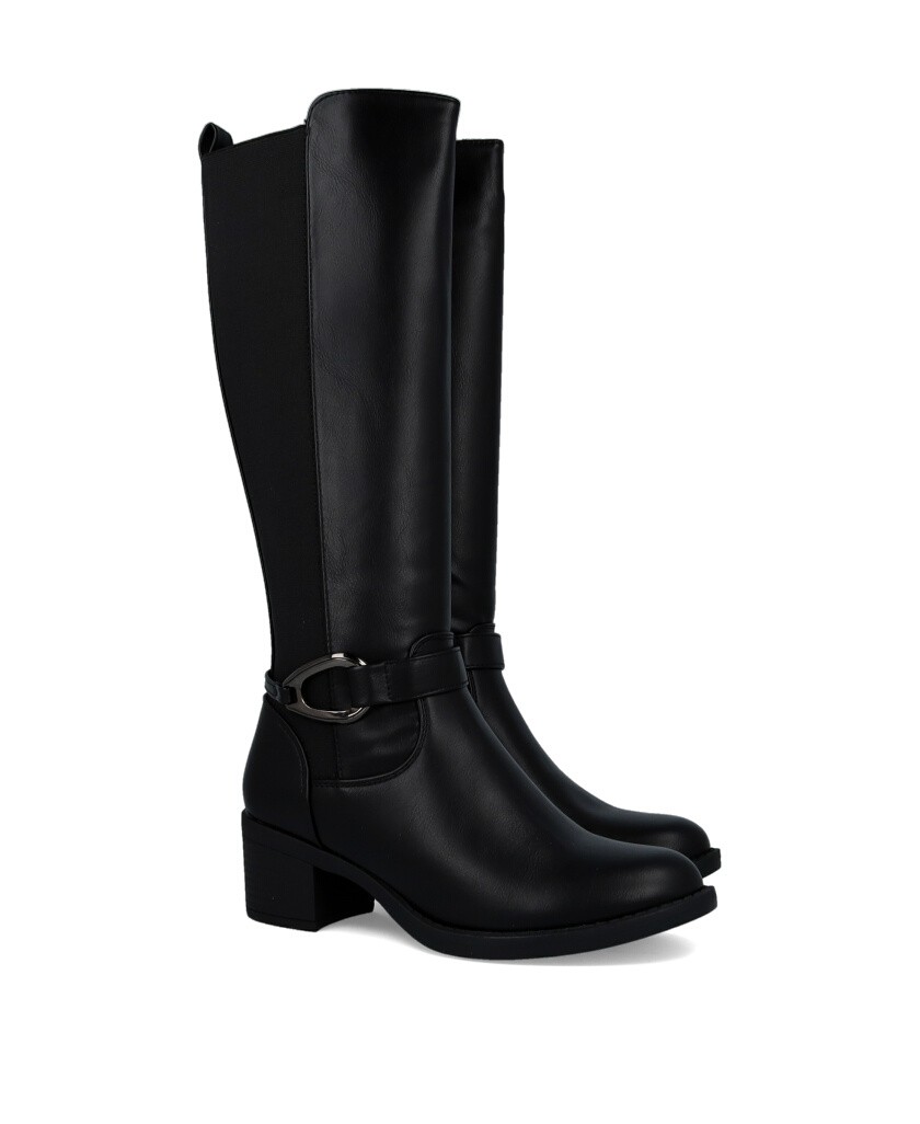 Botas altas con tacón de 5 cm Amarpies 29510