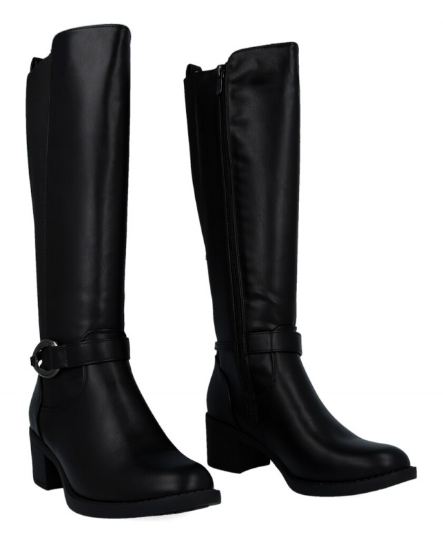 Botas altas con tacón de 5 cm Amarpies 29510