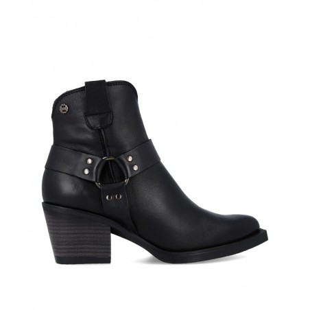 h2Botin negro estilo cowboy moderno Porronet 4753 h2 pAnade un toque de rebeldia y estilo a tu armario con el zapato Porronet 4