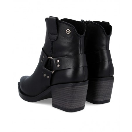 h2Botin negro estilo cowboy moderno Porronet 4753 h2 pAnade un toque de rebeldia y estilo a tu armario con el zapato Porronet 4