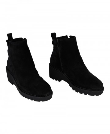 Porronet 4743 Ankle Boots with Wedge and Serrated Sole
