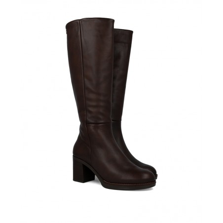 h2Botas altas marrones hechas de piel Porronet 4782 h2 pAporta calidez y estilo a tus conjuntos con las botas de cana alta Porr