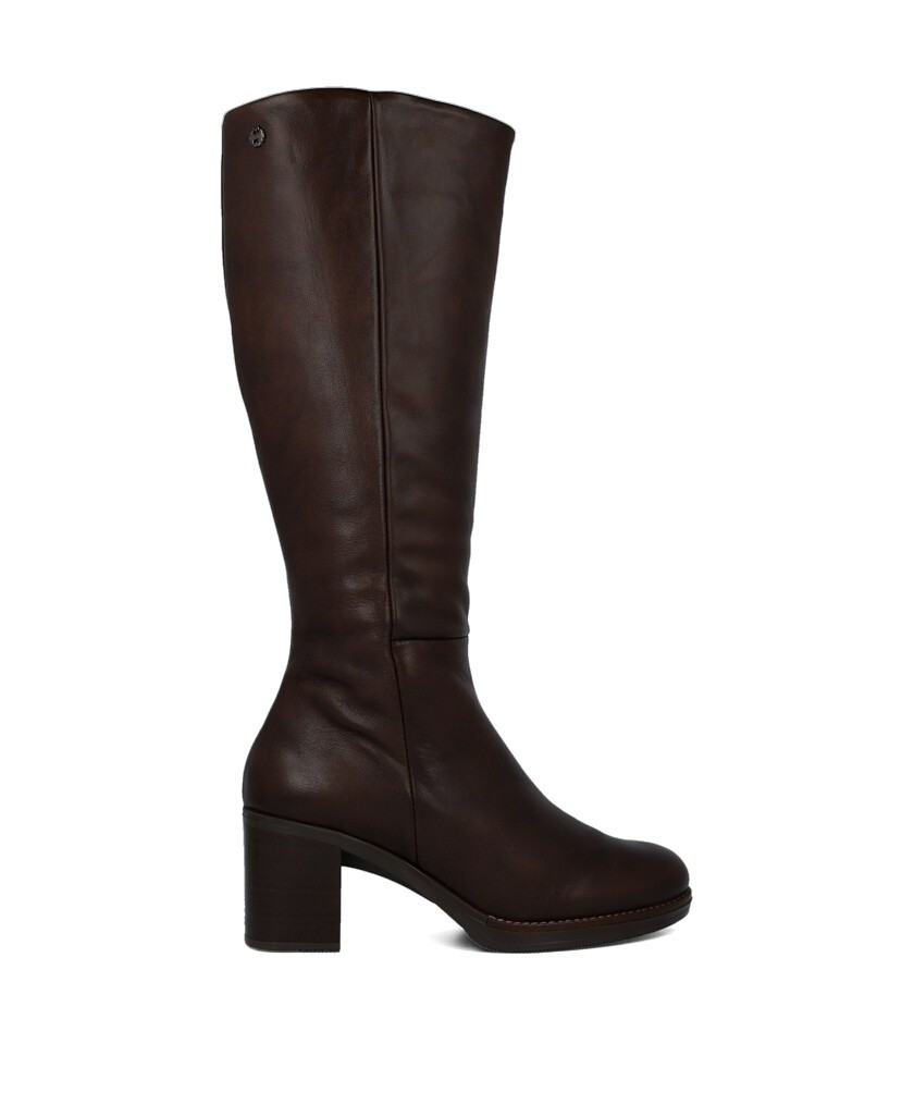 Botas altas marrones de piel Porronet Rita 4782
