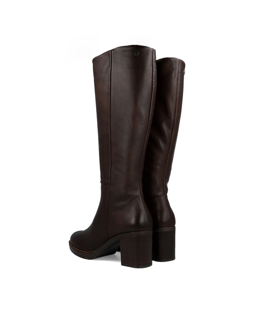Botas altas marrones de piel Porronet Rita 4782