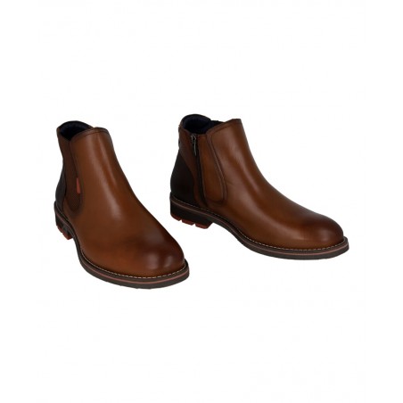Fluchos F1343 Camel Leather Ankle Boots