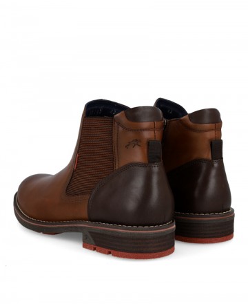 Fluchos F1343 Camel Leather Ankle Boots