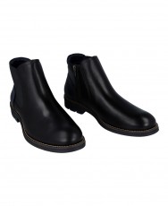 Fluchos F1343 Black Ankle Boot with Removable Insole