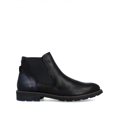 Fluchos F1343 Black Ankle Boot with Removable Insole