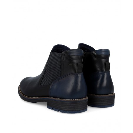 Fluchos F1343 Black Ankle Boot with Removable Insole