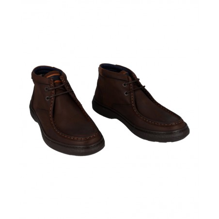 Mocasín marrón casual de caña media Fluchos F1881