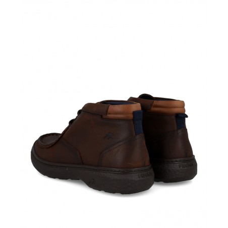 Mocasín marrón casual de caña media Fluchos F1881