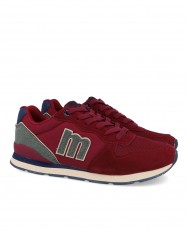 Sneakers de hombre color burdeos Mustang 84467