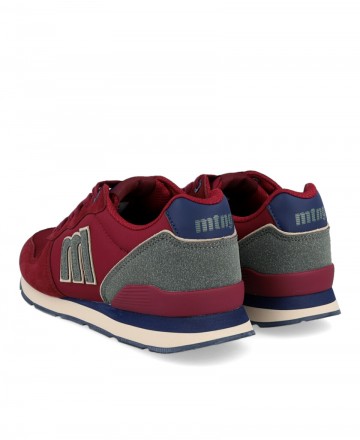 Men's Burgundy Sneakers Mustang 84467