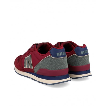 Sneakers de hombre color burdeos Mustang 84467