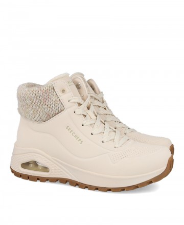 h2Botin cuna Skechers Uno rugged darling days 167988 h2 pIlumina tus dias frios con la calidez y el estilo de las Skechers Uno 