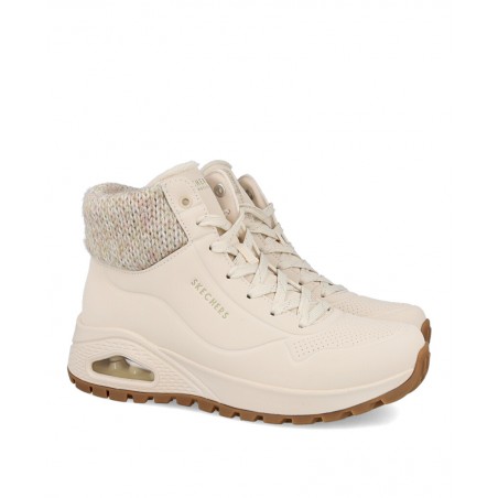 h2Botin cuna Skechers Uno rugged darling days 167988 h2 pIlumina tus dias frios con la calidez y el estilo de las Skechers Uno 
