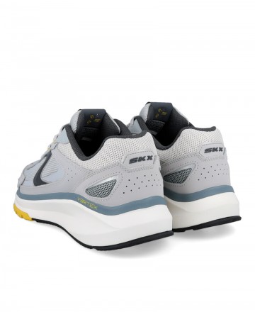 Men's Grey Casual Sneaker Skechers Relaxed Fit 233076