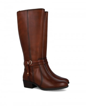 Botas altas color cuero Pikolinos Daroca W1U-9764