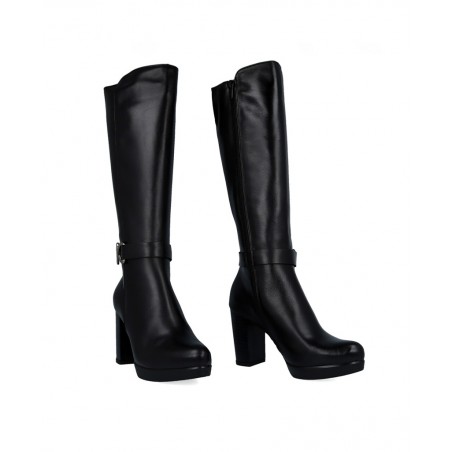 Patricia Miller 6955 Black Boots with Ornament