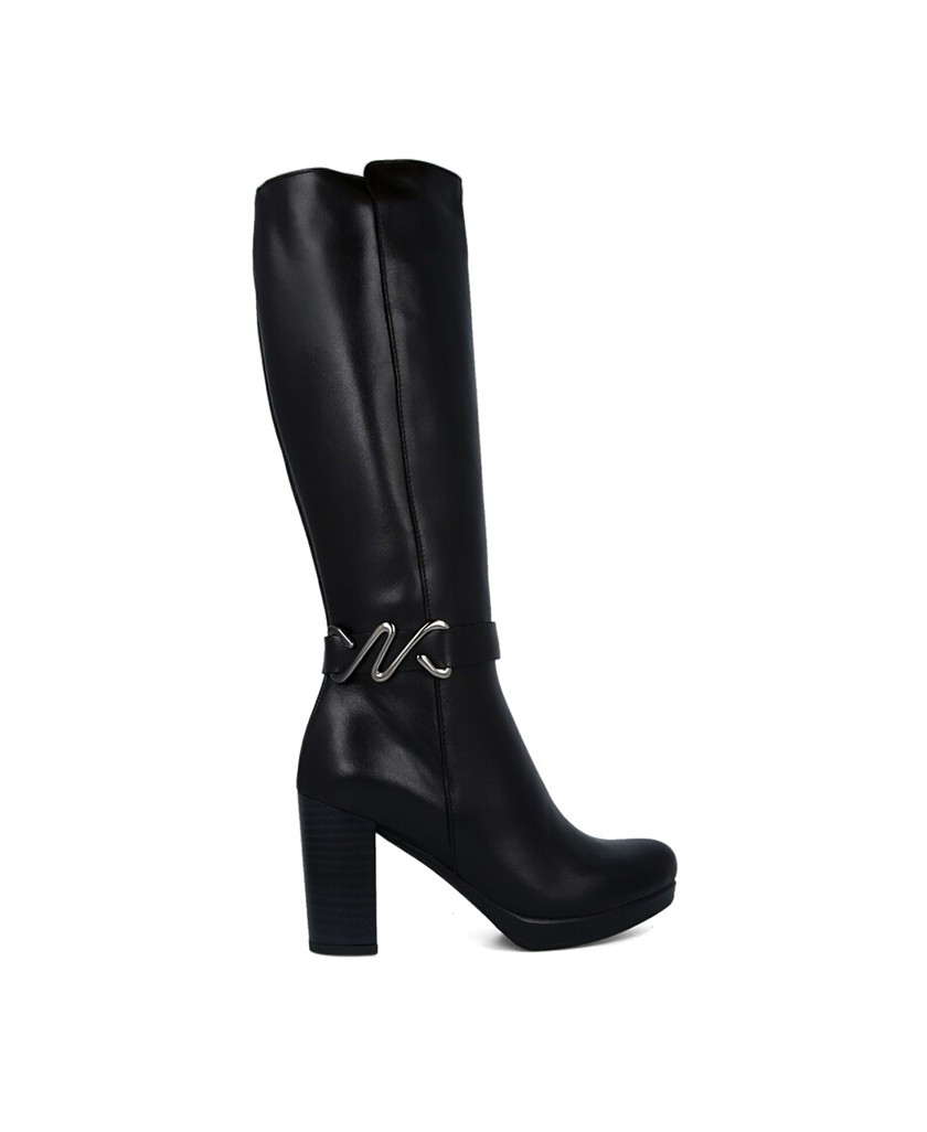 Patricia Miller 6955 Black Boots with Ornament