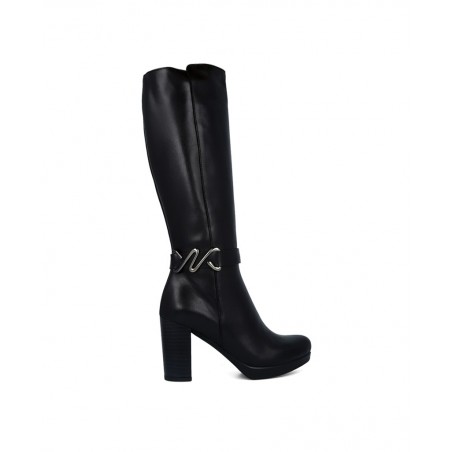 Patricia Miller 6955 Black Boots with Ornament